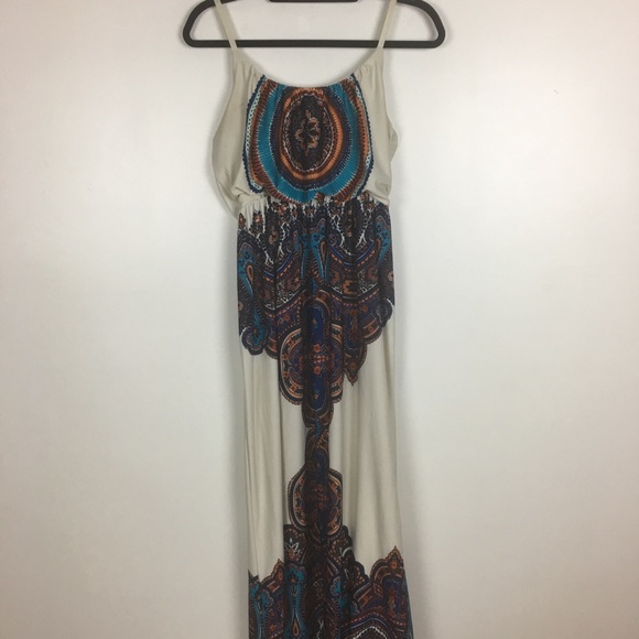 bailey blue Dresses & Skirts - Bailey Blue Mosaic Print Maxi Sundress